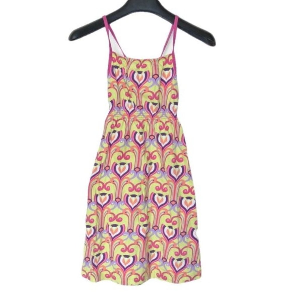 Hanna Andersson Strappy Floral Dress 140